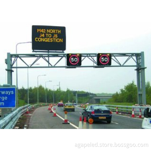 Long Life White Color Fame 1R1W Single Chip Led Traffic Display Sign 900.5 * 600.5 * 69mm